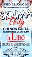 SKIUMA PARTY – LIDO BEACH CLUB – LUNEDI 2 LUGLIO