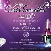 PARTY COSTA SMERALDA – JACKIE O – CAGLIARI – SATURDAY NOVEMBER 10