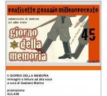 <!--:it-->IL GIORNO DELLA MEMORIA – AULA 39 – CAGLIARI – DOMENICA 27 GENNAIO<!--:--><!--:en-->THE DAY OF MEMORY – AULA 39 – CAGLIARI – SUNDAY JANUARY 27<!--:-->