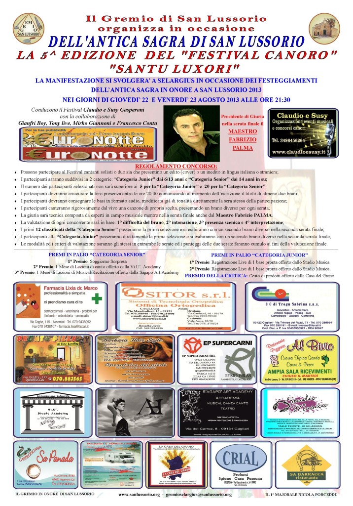 Manifesto Festival Canoro