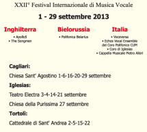 <!--:it-->CONCORDIA VOCIS – FESTIVAL DI MUSICA VOCALE – 1 – 30 SETTEMBRE 2013<!--:--><!--:en-->CONCORDIA VOCIS – VOCAL MUSIC FESTIVAL – SEPTEMBER 1 TO 30<!--:-->