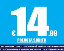 <!--:it-->VOLI RYANAIR DA CAGLIARI E ALGHERO A 14,99 € – PRENOTA FINO A LUNEDI 14 OTTOBRE 2013<!--:--><!--:en-->FLY RYANAIR FROM CAGLIARI and ALGHERO AT 14,99 € – BOOK NOW UNTIL MONDAY OCTOBER 14<!--:-->