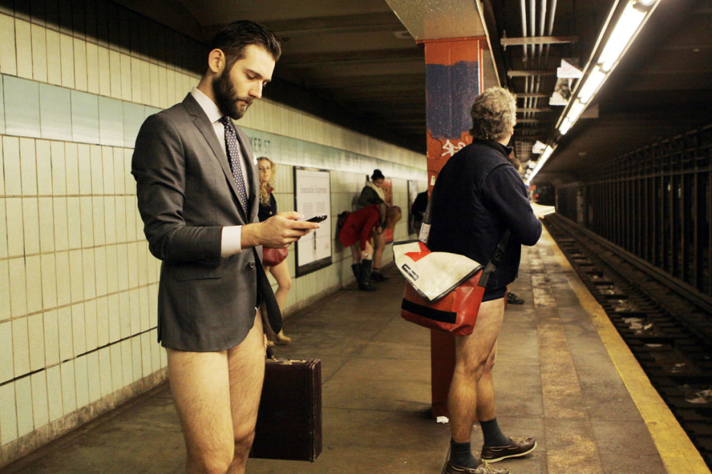 Annual Pantsless Subway Ride Takes Over NYC!