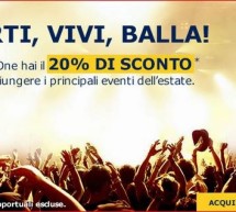 <!--:it-->20 % SCONTO CON AIR ONE – FINO A MARTEDI 8 LUGLIO 2014<!--:--><!--:en-->SAVE 20% OFF WITH AIR ONE – EXPIRE TUESDAY JULY 8,2014<!--:-->