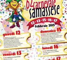 62° CARNEVALE SAMASSESE – SAMASSI – 12-13-15-16-17 FEBBRAIO 2015