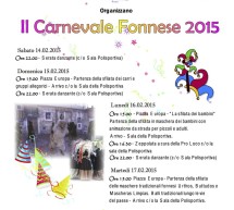 CARNEVALE FONNESE 2015 – FONNI – 14-16-17-21 FEBBRAIO 2015
