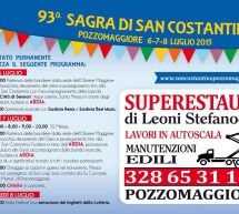 93° SAGRA DI SAN COSTANTINO – POZZOMAGGIORE – PROGRAMMA COMPLETO – 6-7-8 LUGLIO 2015