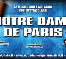 NOTRE DAME DE PARIS, IL MUSICAL – ARENA SANT’ELIA – CAGLIARI – 6-11 AGOSTO 2016