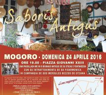 SABORIS ANTIGUS – MOGORO – DOMENICA 24 APRILE 2016