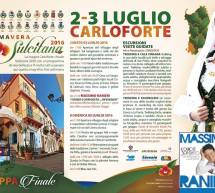 PRIMAVERA SULCITANA & MASSIMO RANIERI – CARLOFORTE – 2-3 LUGLIO 2016