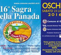16° SAGRA DELLA PANADA-  OSCHIRI – SABATO 23 LUGLIO 2016