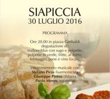 5° SAGRA DELLE POLPETTE -SIAPICCIA – SABATO 30 LUGLIO 2016