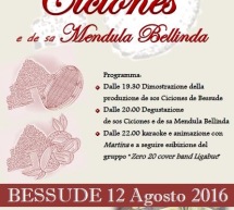 XII SAGRA DE SOS CICIONES E DE SA MENDULA BELLINDA – BESSUDE – VENERDI 12 AGOSTO 2016