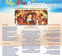 31° EDIZIONE SAGRA DEL PESCE – GIORGINO – VILLAGGIO PESCATORI – CAGLIARI – 3-4 SETTEMBRE 2016