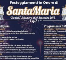 FESTA DI SANTA MARIA – UTA – 7-11 SETTEMBRE 2016