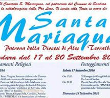 FESTA SANTA MARIA ACQUAS – SARDARA- 17-20 SETTEMBRE 2016