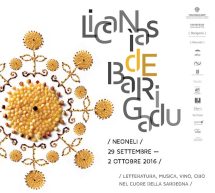 LICANIAS DE BARIGADU – NEONELI – 29 SETTEMBRE – 2 OTTOBRE 2016