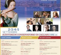 LE NOTTI MUSICALI – CAGLIARI – 2-5 SETTEMBRE 2019