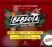 BEBECITA LATIN MUSIC SHOW – CLUB 84 – CAGLIARI – VENERDI 29 NOVEMBRE 2019