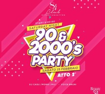 90& 2000’S PARTY – CLUB 84 – CAGLIARI – SABATO 15 FEBBRAIO 2020