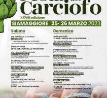 FESTA DEL CARCIOFO – SIAMAGGIORE – 25-26 MARZO 2023